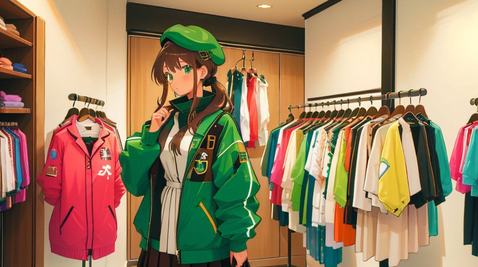 着せ替えも楽しい!ユウリのファッションチェック