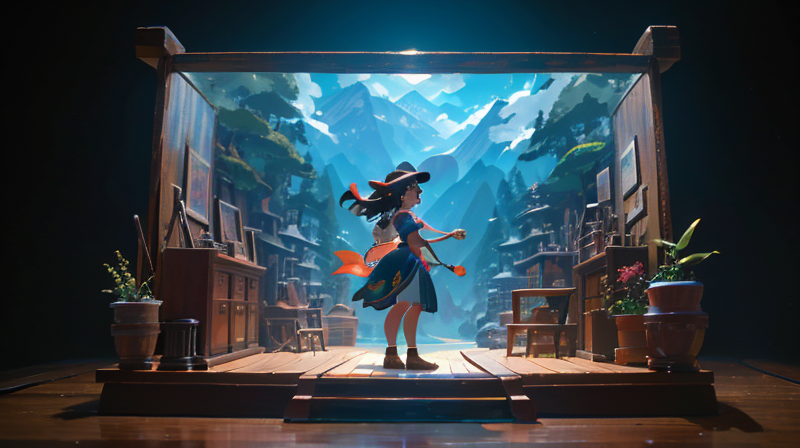 ゲーム世界を深掘るWebアニメ