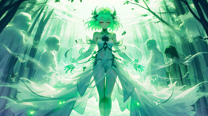 緑色の輝きと「N」の親名！エフェクトの特徴