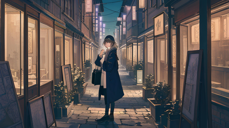 ブティックの場所と解放条件の確認