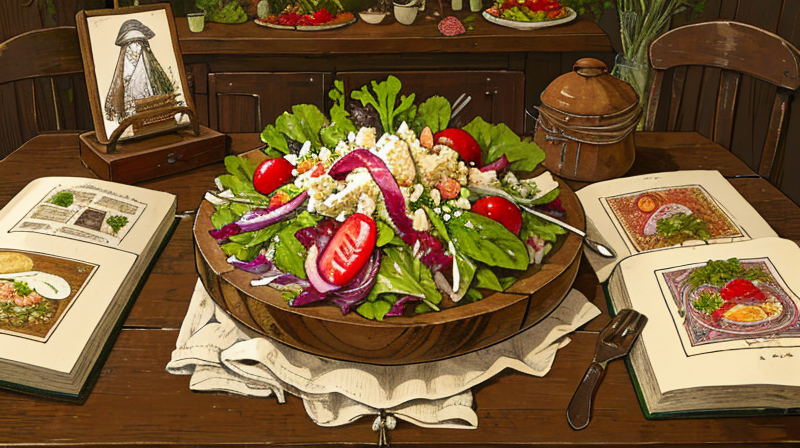 サラダカテゴリとレシピ数