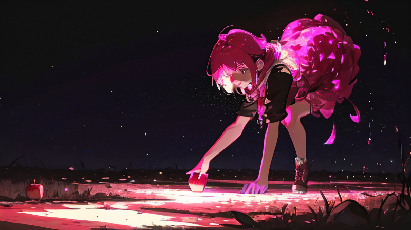 フィールド上のりんごからの入手方法