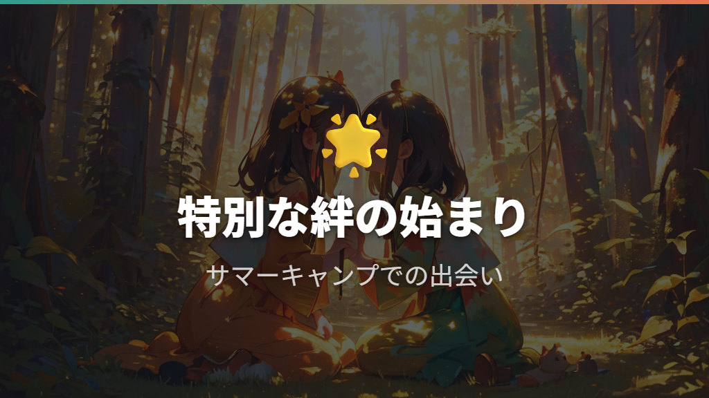幼少期のポケモンサマーキャンプで芽生えた特別な絆