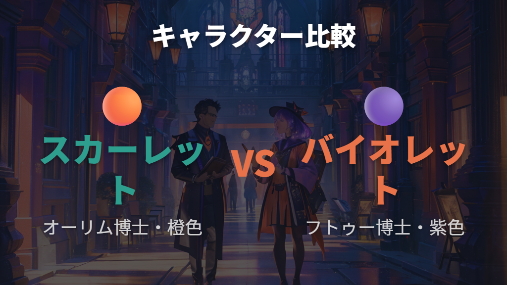 博士・通う学校・キャラクターの服装のバージョン差