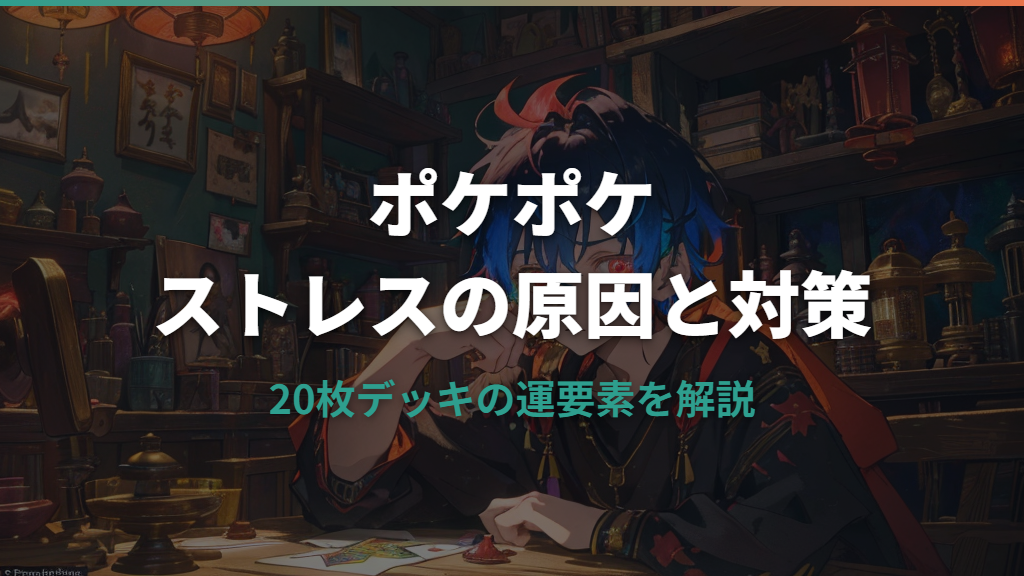 ポケポケストレスの原因と対策を解説