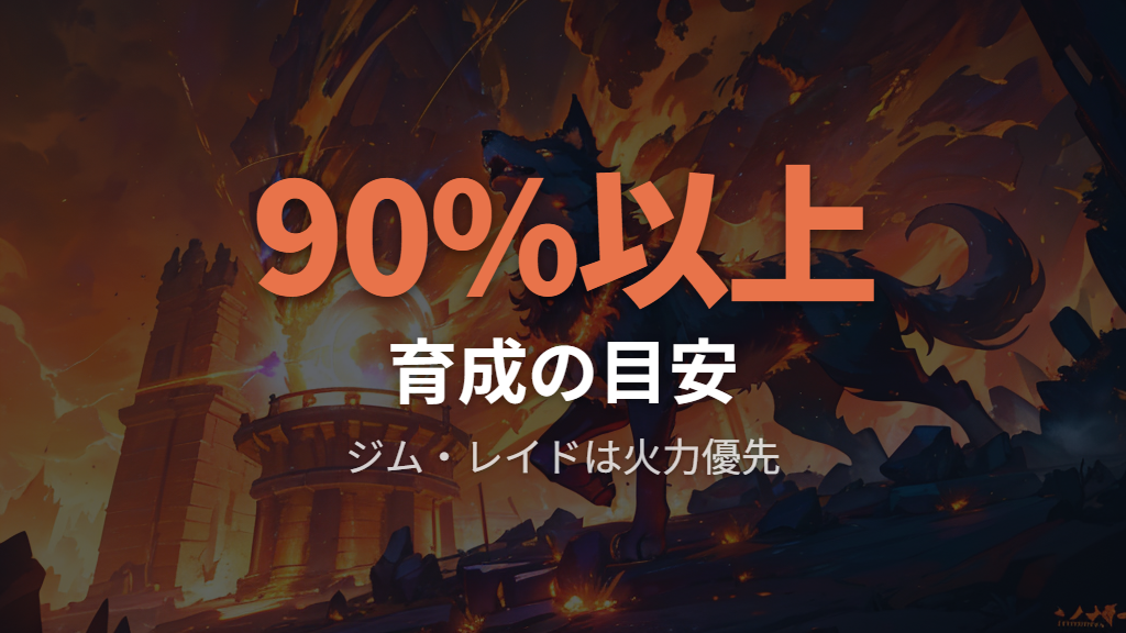 ジム戦・レイドの火力基準とウェブストアのアイテム活用