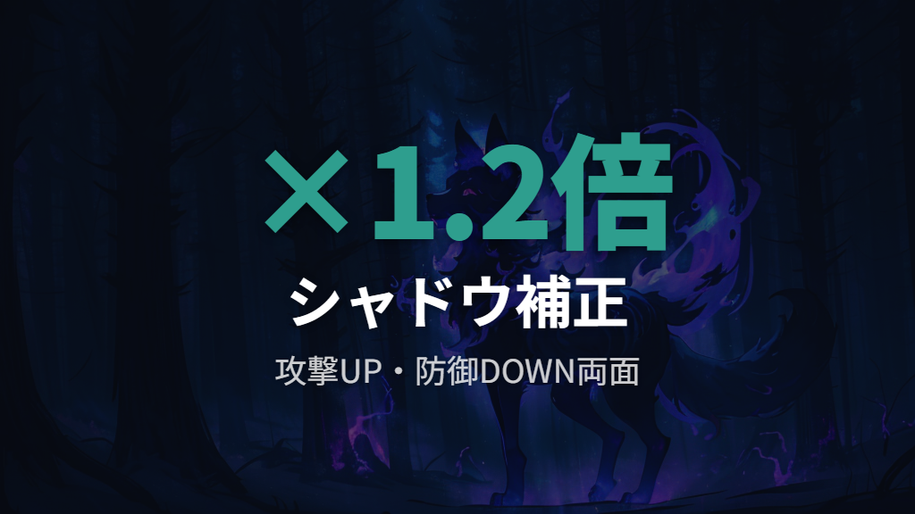 シャドウポケモンの攻撃補正とplus充電の運用視点