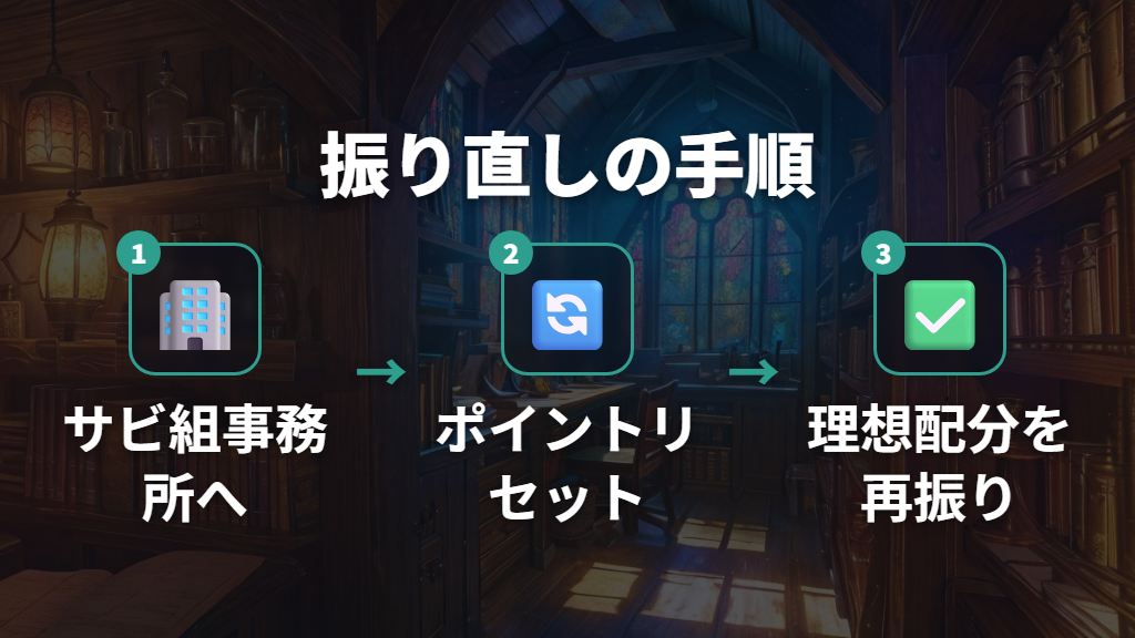 サビ組事務所での振り直しと最終調整