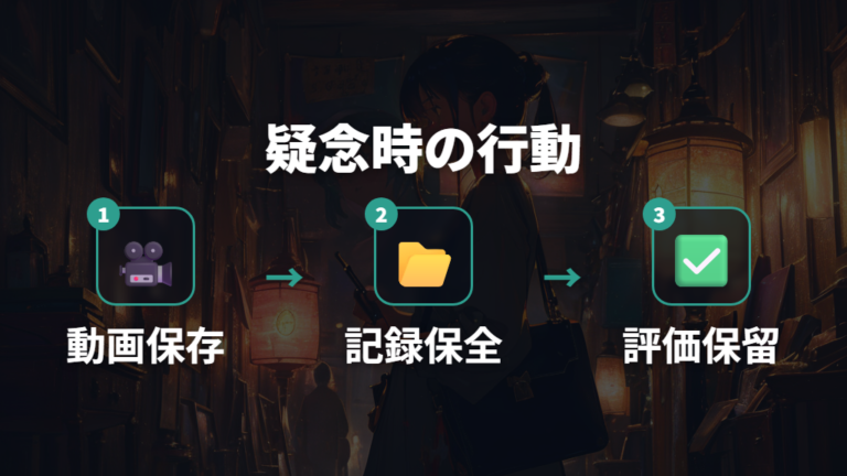 サーチ済みかもと思ったときの確認手順