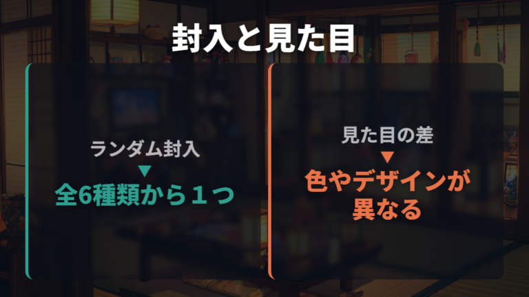 ミニチュア仕様とランダム封入の注意点